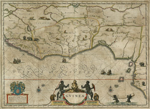 Lot 21, Auction  101, Guinea (Blaeuw), Landkarte