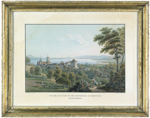 Lot 112, Auction  101, Lausanne, Vue de Lausanne