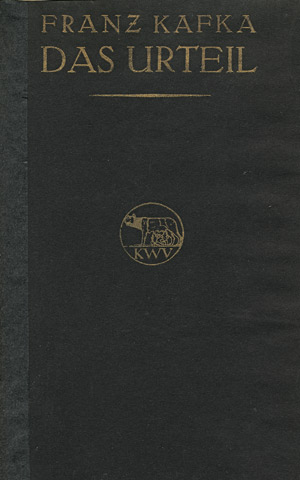 Lot 3397, Auction  101, Kafka, Franz, Das Urteil