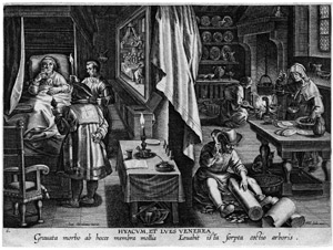 Lot 5282, Auction  101, Stradanus, Johannes , Hyacum et Lues Venerea