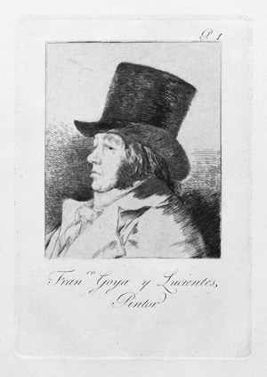Lot 5361, Auction  101, Goya, Francisco de, "Francisco Goya y Lucientes, Pintor"