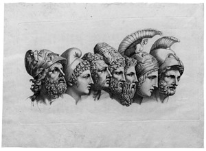 Lot 5442, Auction  101, Tischbein, Johann Heinrich Wilhelm, Die sieben Haupthelden der Ilias