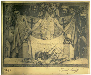 Lot 7114, Auction  101, Fuchs, Ernst, In Erwartung der Auferstehung