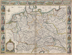Lot 226, Auction  102, Speed, John, A newe mape of Germany newly augmented 