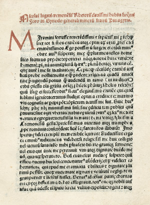 Lot 1034, Auction  102, Inkunabel-Sammelband, 8 Drucke. Bologna, Cremona, Siena und Venedig 1480-94