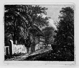 Lot 5426, Auction  102, Nathe, Christoph, Fachwerkhaus am Wege