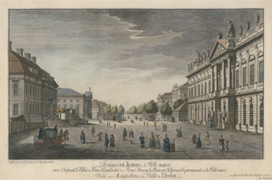 Lot 5447, Auction  102, Rosenberg, Johann Georg, Passage du Chateau à la Ville neuve avec l'Arsenal