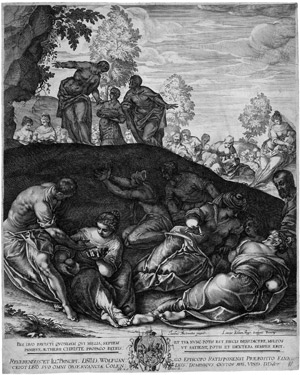 Lot 5678, Auction  102, Kilian, Lucas, Die wundersame Brotvermehrung