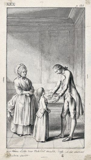 Lot 6318, Auction  102, Chodowiecki, Daniel, Väterliches Lob