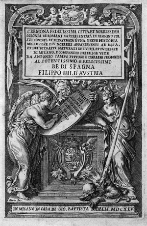 Lot 90, Auction  103, Campo, Antonio, Cremona fedelissima citta 