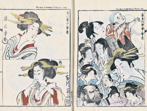 Lot 466, Auction  103, Kawanabe Kyosai, Kyôsai Manga Shohen. The two styles of Painting of Kose and Tosa