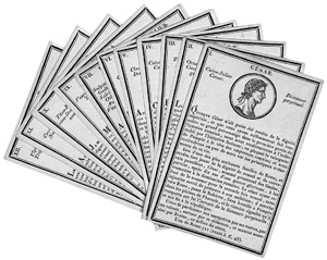 Lot 628, Auction  103, Renouard, Anton-Auguste, Empéreurs romains. Kartenspiel