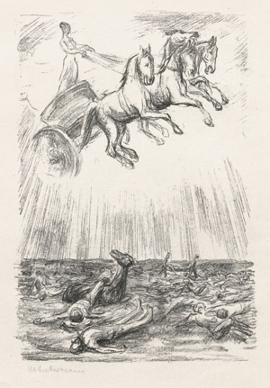 Lot 3576, Auction  103, Liebermann, Max, Folge von 17 Orig.-Lithographien zu "Heinrich von Kleist,  