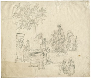 Lot 6766, Auction  103, Quaglio, Lorenzo, Bei der Weinlese