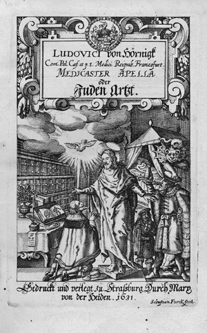 Lot 582, Auction  104, Hörnigk, Ludwig von, Medicaster Apella oder Juden Artzt