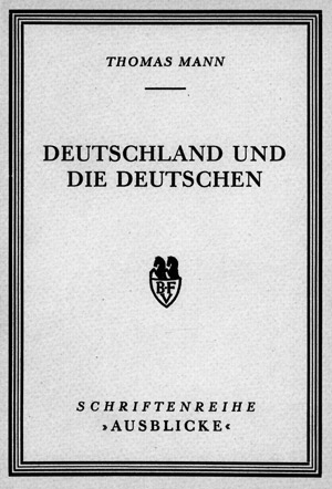 Lot 3413, Auction  104, Mann, Thomas, Ansprachen und Vorträge