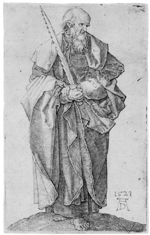 Lot 5090, Auction  104, Dürer, Albrecht, Apostel Simon