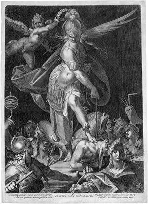 Lot 5238, Auction  104, Sadeler, Aegidius, Die Weisheit besiegt die Unwissenheit