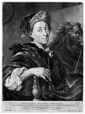 Lot 5396, Auction  104, Preissler, Valentin Daniel, Bildnis des Künstlers Johann Justin Preissler