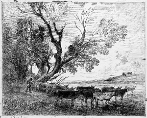 Lot 5451, Auction  104, Daubigny, Charles-François, Le Gue