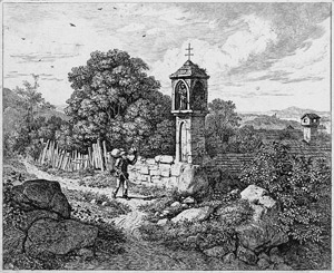 Lot 5465, Auction  104, Erhard, Johann Christoph, Der das Marienbild grüßende Bauer