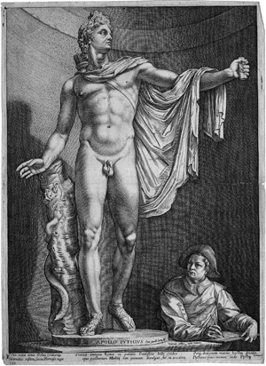 Lot 5659, Auction  104, Goltzius, Hendrick, Apoll von Belverdere