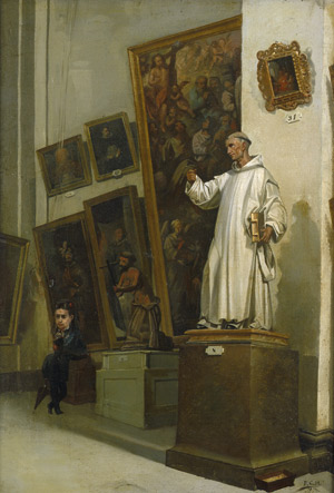 Lot 6066, Auction  104, Monogrammist F.G.M., Im Gemäldesaal