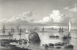 Lot 6374, Auction  104, Baagøe, Carl Emil, Schiffe an der Küste von Snekkersten