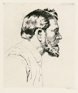 Lot 7358, Auction  104, Orlik, Emil, Selbstbildnis