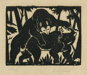 Lot 7411, Auction  104, Schrimpf, Georg, Spielende Bären