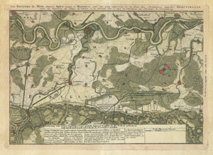 Lot 248, Auction  105, Homann, Johann Babtist, Die Gegenden des Rheins von Speyer bis Mayntz + Beilage