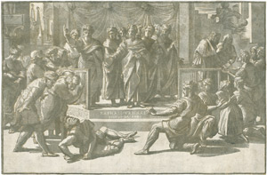 Lot 5061, Auction  105, Carpi, Ugo da, Der Tod des Hananias von Damaskus