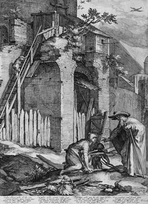 Lot 5254, Auction  105, Saenredam, Jan, Der Prophet Elias und die Witwe von Sarepta