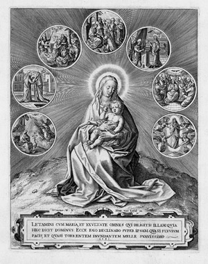 Lot 5278, Auction  105, Wierix, Hieronymus, Die Sieben Freuden Mariens