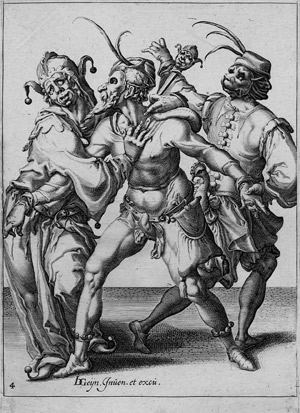 Lot 5641, Auction  105, Gheyn, Jacques de II - nach, Drei tanzende Narren