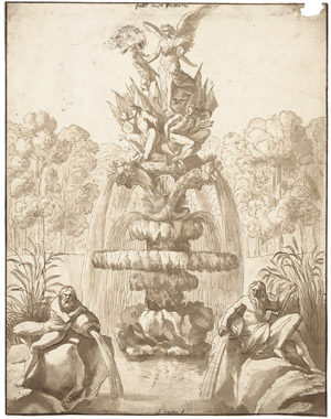 Lot 6335, Auction  105, Le Pautre, Jean - zugeschrieben, Fontaine de la Victoire