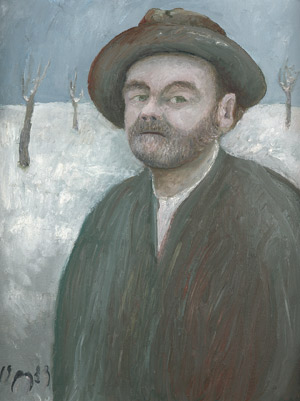 Lot 7398, Auction  105, Mühlenhaupt, Kurt, Selbstbildnis im Winter