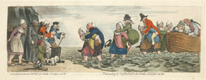 Lot 93, Auction  106, Gillray, James, The Landing of Sir John Bull 