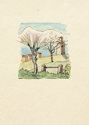 Lot 2077, Auction  106, Hesse, Hermann, Gedichtsammlung mit 9 Aquarellen