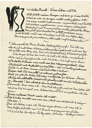 Lot 2341, Auction  106, Marcks, Gerhard, 3 Briefe