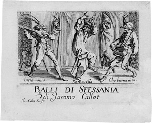 Lot 5066, Auction  106, Callot, Jacques, Balli di Sfessania 