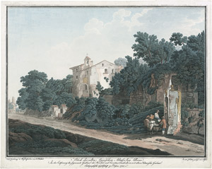 Lot 5385, Auction  106, Hackert, Jakob Philipp, nach. "Stück der alten Appischen Strasse bey Albano"