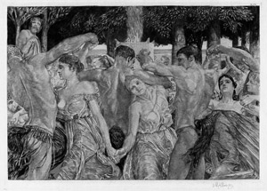 Lot 5534, Auction  106, Klinger, Max, Fest (Reigen)