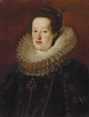 Lot 6034, Auction  106, Sustermans, Justus - Umkreis, Bildnis der Eleonora Gonzaga