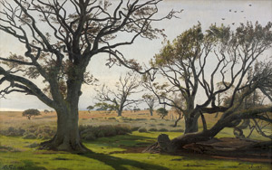 Lot 6201, Auction  106, Foss, Harald Frederik, Weite Baumlandschaft im Frühjahr