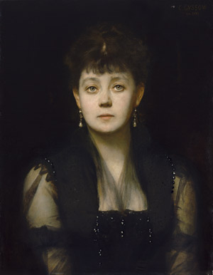 Lot 6214, Auction  106, Gussow, Karl, Bildnis der Schriftstellerin Ossip Schubin