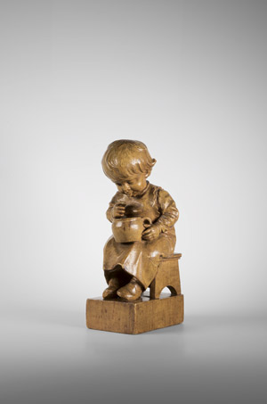 Lot 7273, Auction  106, Kaesbach, Rudolf, Suppe löffelndes Mädchen