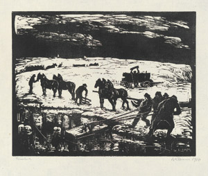 Lot 7283, Auction  106, Klemm, Walther, "Eisarbeit" (Eisfischer)