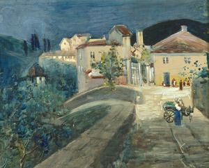 Lot 7311, Auction  106, Kuhfuss, Paul, Italienische Dorfszene