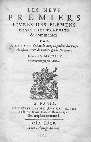 Lot 330, Auction  107, Euklid, Les neuf premiers livres d'élémens